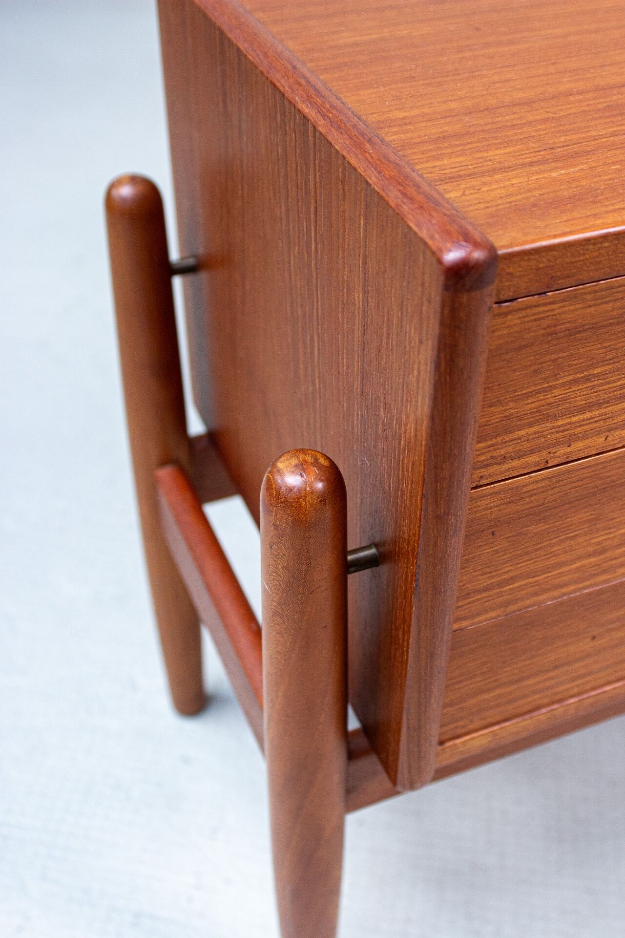 Arne Wahl Iversen plant bench chest of drawers vintage teak Danish 60s