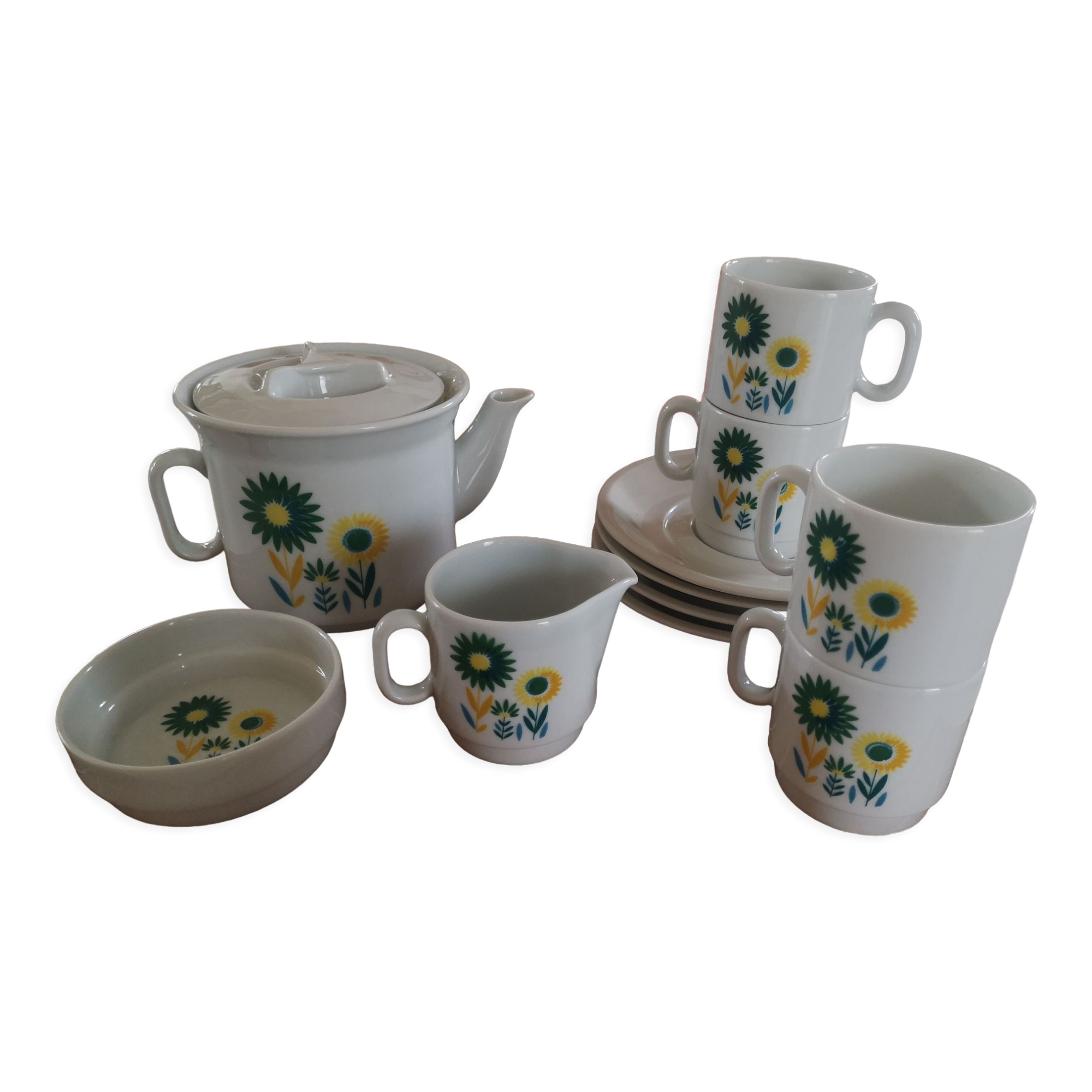 Sologne porcelain coffee service