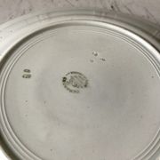 Plat rond Terre de Fer Saint-Amand fin XIXème