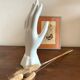 Hand vintage porcelain ring