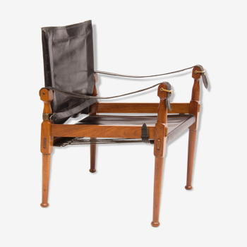 Mid century safari chair by M. Hayat & Brothers