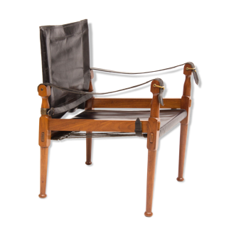 Mid century safari chair by M. Hayat & Brothers