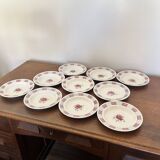 Set of 10 L'Amandinoise soup plates