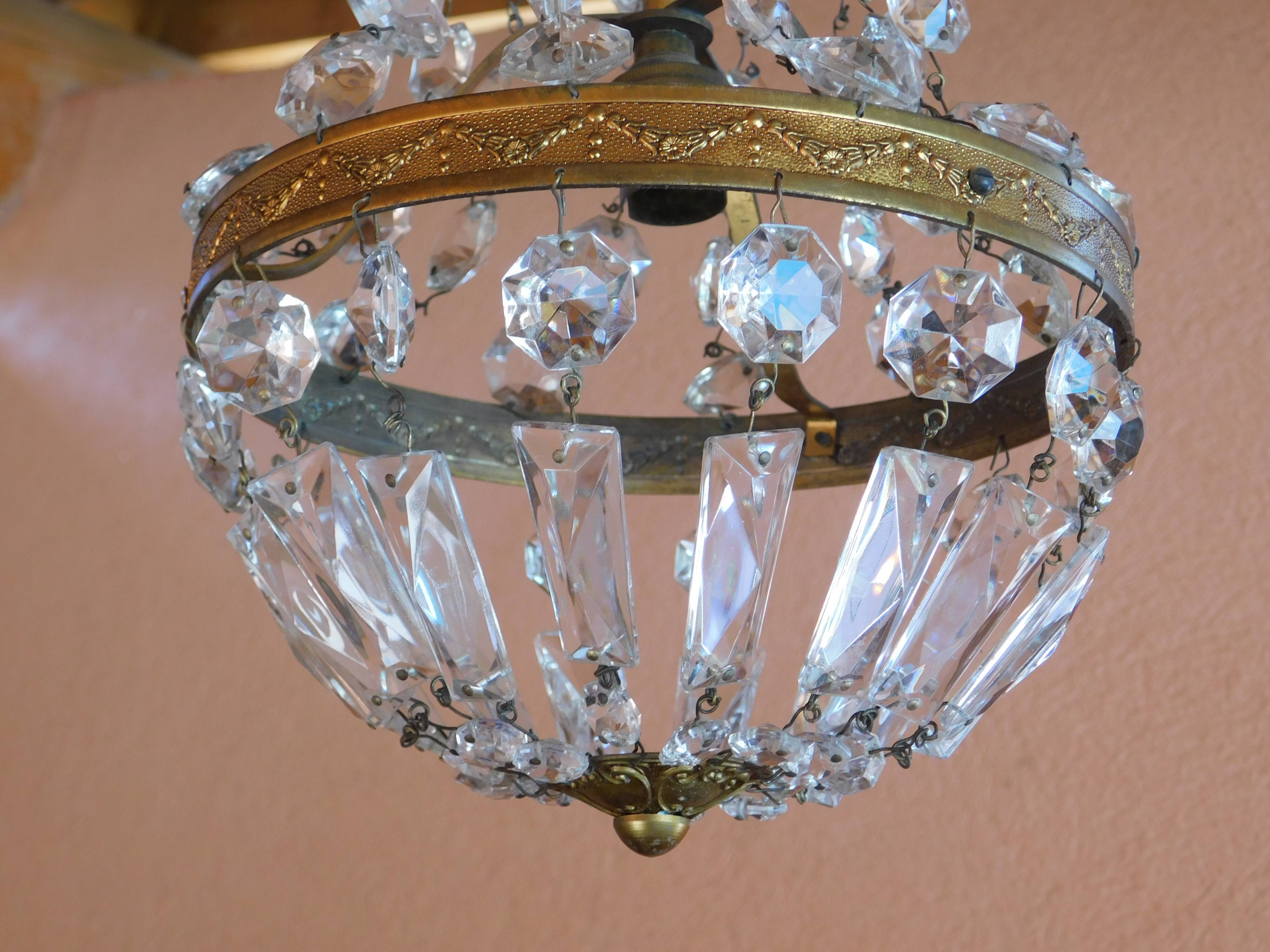 Hot air balloon chandelier - 20 cm