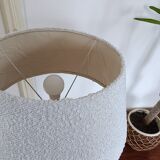 Tripod floor lamp 50s lampshade wool buckle