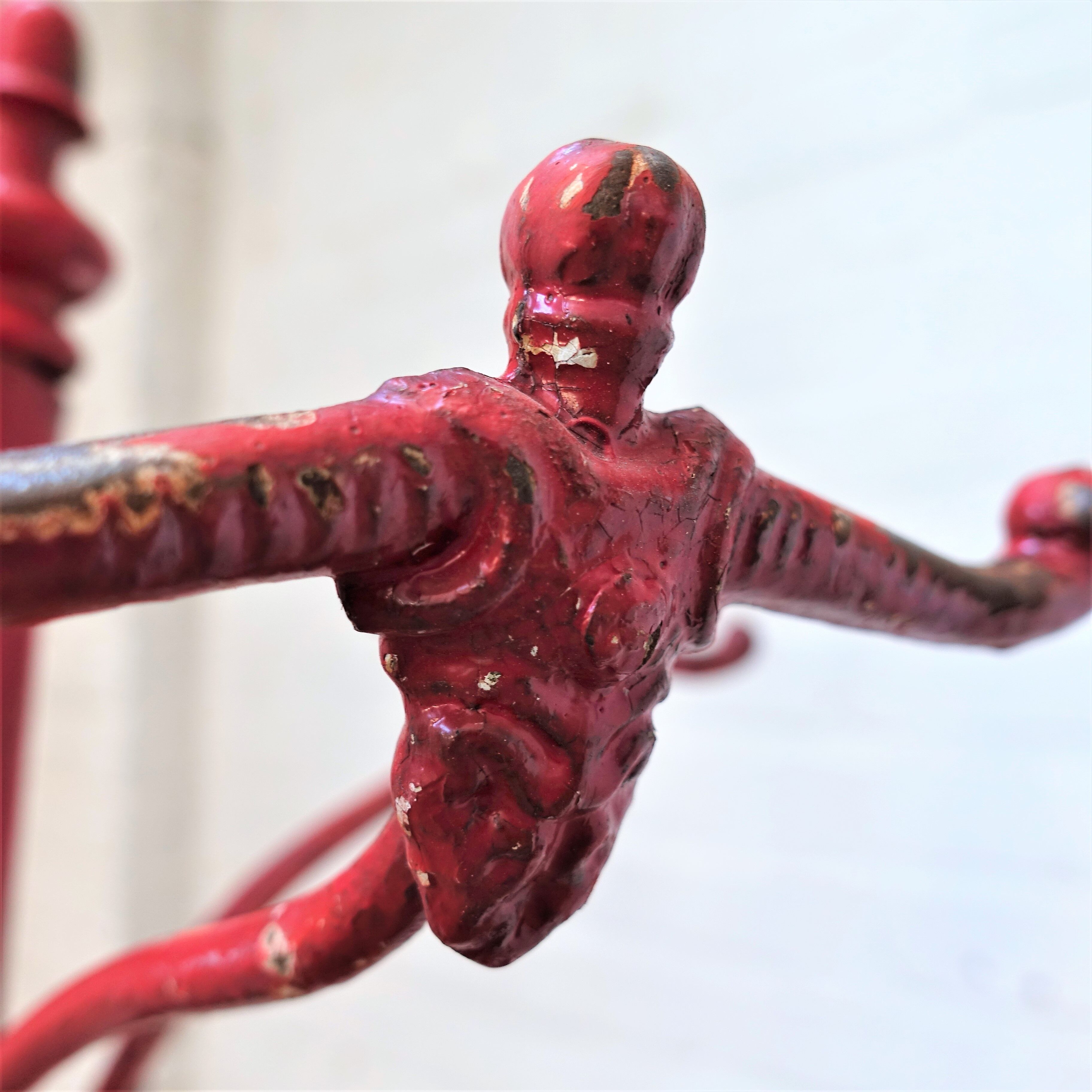 Vintage industrial coatrack
