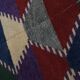 Vintage Turkish handmade rug 109x136 cm