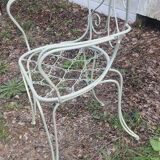 4 chaises en fer forgé