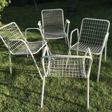 Lot of 4 chairs Emu vintage garden 1960-80's