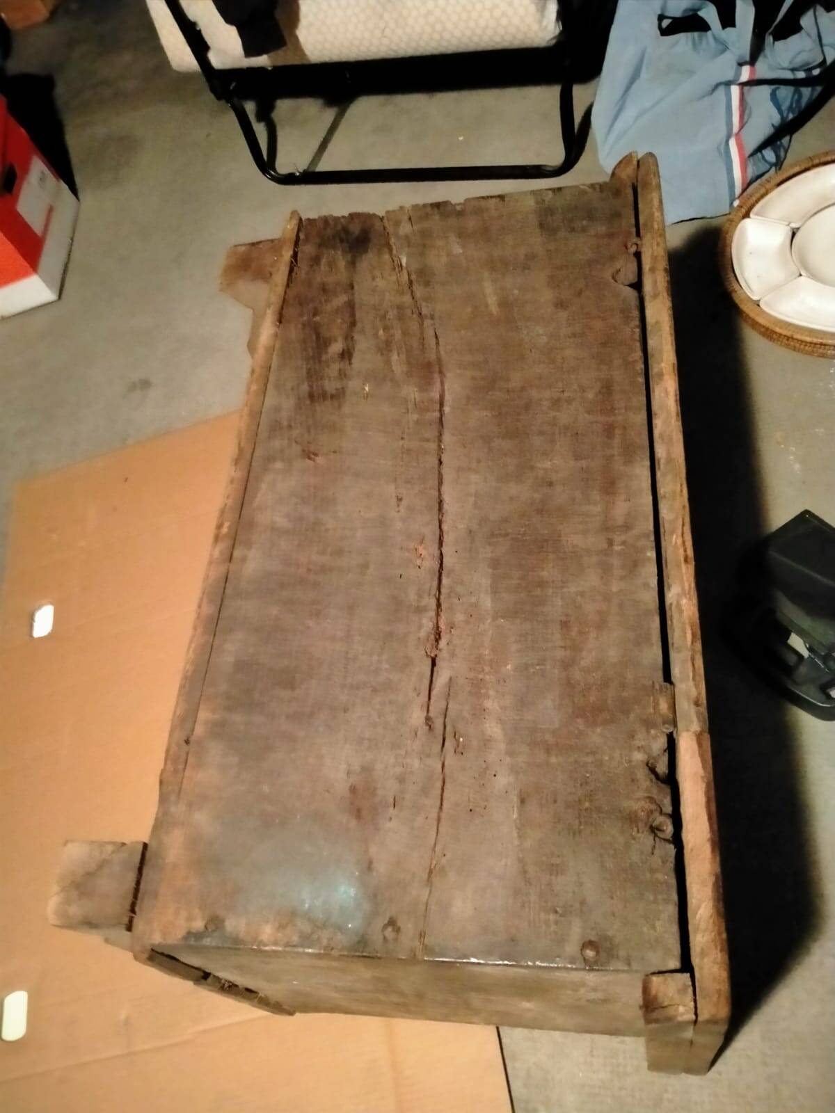 Ancient Gothic chest