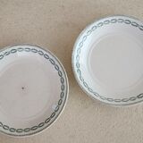 2 hollow plates in iron earth Sarreguemines