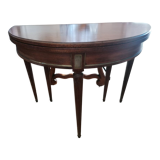 Table console demi-lune style Louis XVI