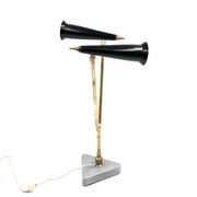 Mid-century double light table lamp, Italy 1960s