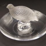 Perdrix ring in Lalique crystal