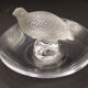 Perdrix ring in Lalique crystal
