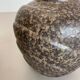 Set of 2 Multi-Color Fat Lava Op Art Pottery Vase Made Bay Ceramics, Germany