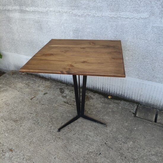 Square bistro table