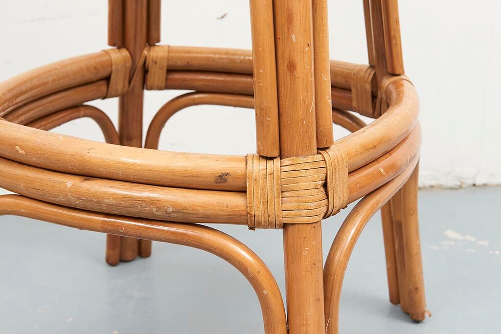 Rattan bar stool