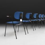 Set of 6 Dining Chairs by Willy Van Der Meeren for Tubax, Belgium, 1950s