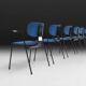 Set of 6 Dining Chairs by Willy Van Der Meeren for Tubax, Belgium, 1950s