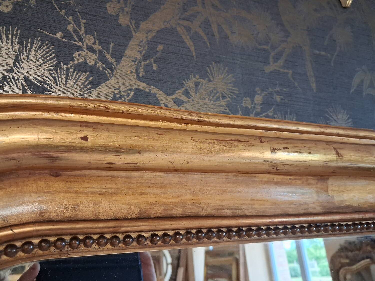 Louis Philippe period mirror 164 x 109