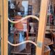 Two-door display cabinet