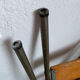 Metal and wood workshop ladder 4 steps