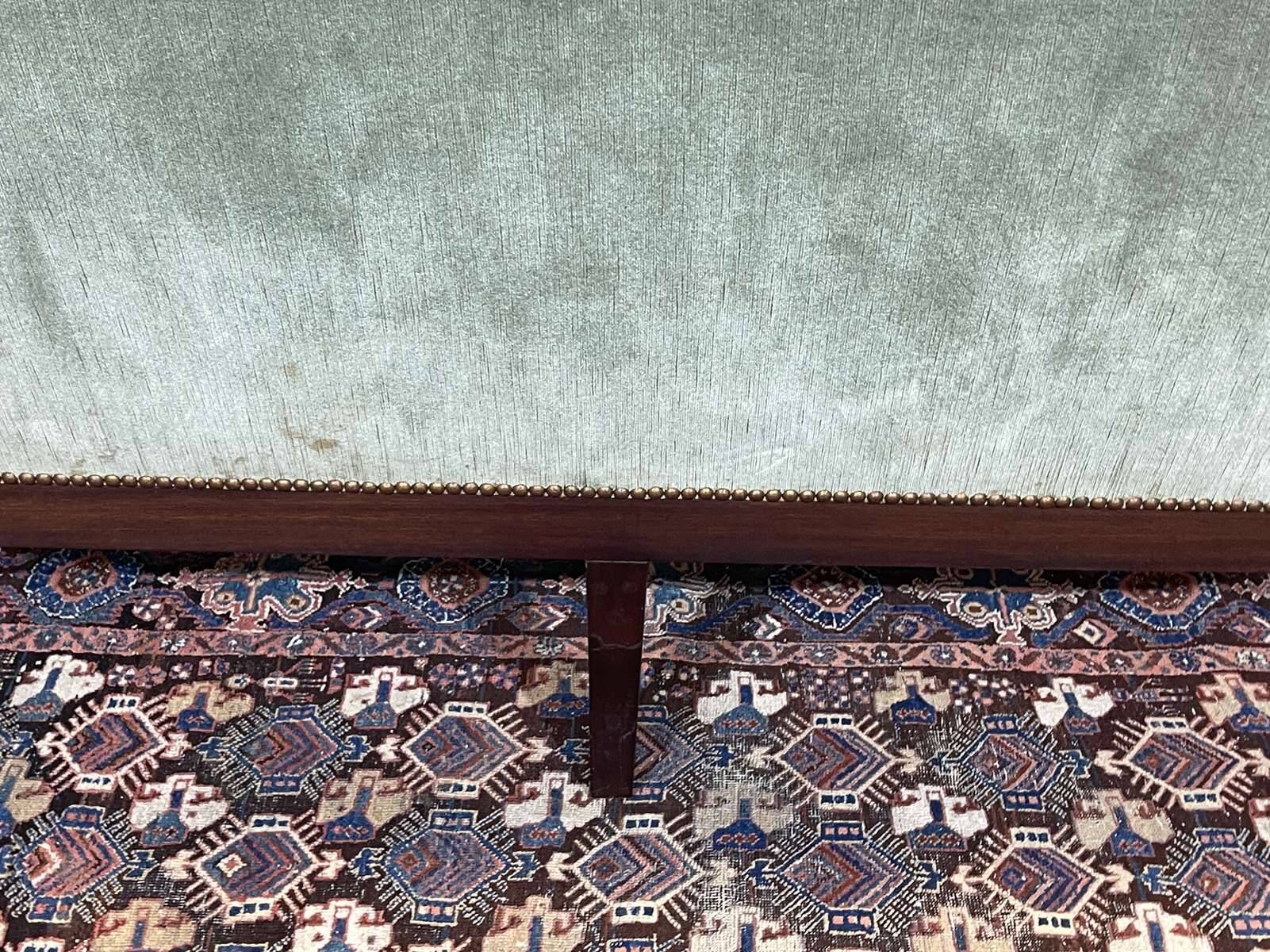 19th century Empire mahogany bench