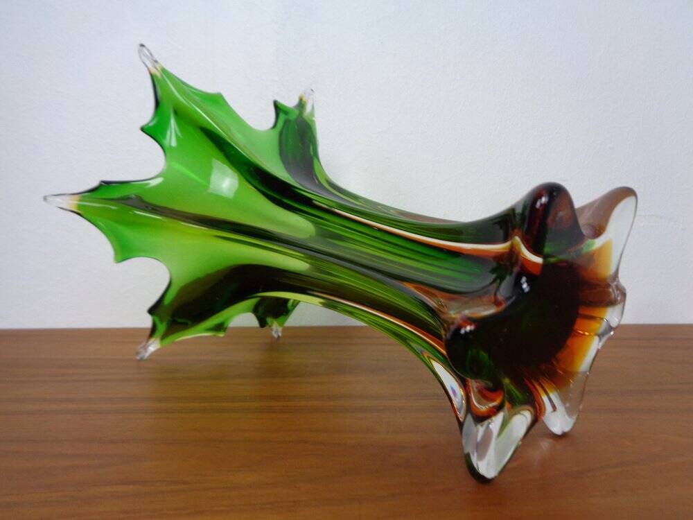 Murano Sommerso Glass Vase, 1960s