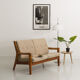 Bench, Danish sofa 2 places in teak by Gustav Thams, for Uldum Mobelfabrik, 1960