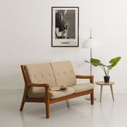 Bench, Danish sofa 2 places in teak by Gustav Thams, for Uldum Mobelfabrik, 1960