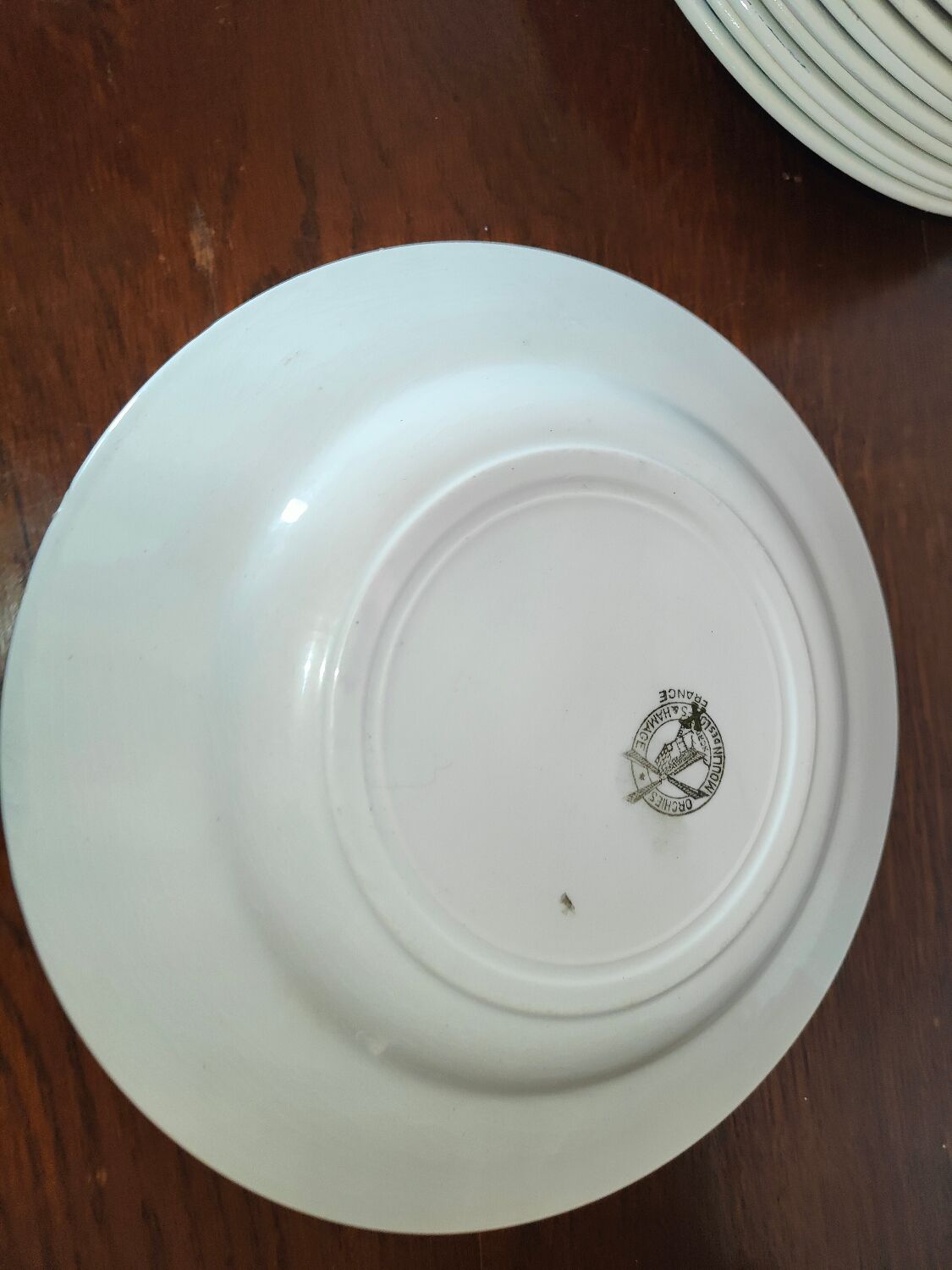 Service of 34 Pieces Wolves Mill and Orchies Hamage France 50s-60s