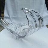 Glass fruit bowl