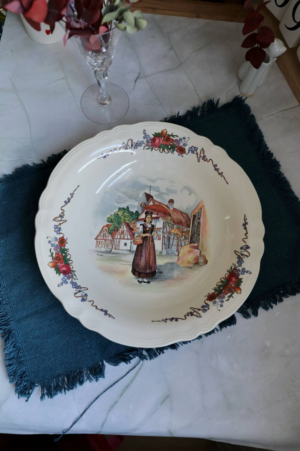 Deep plate Obernai Sarreguemines