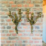 Louis XV style bronze wall light