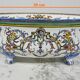 Gien earthenware planter, renaissance style – early twentieth century