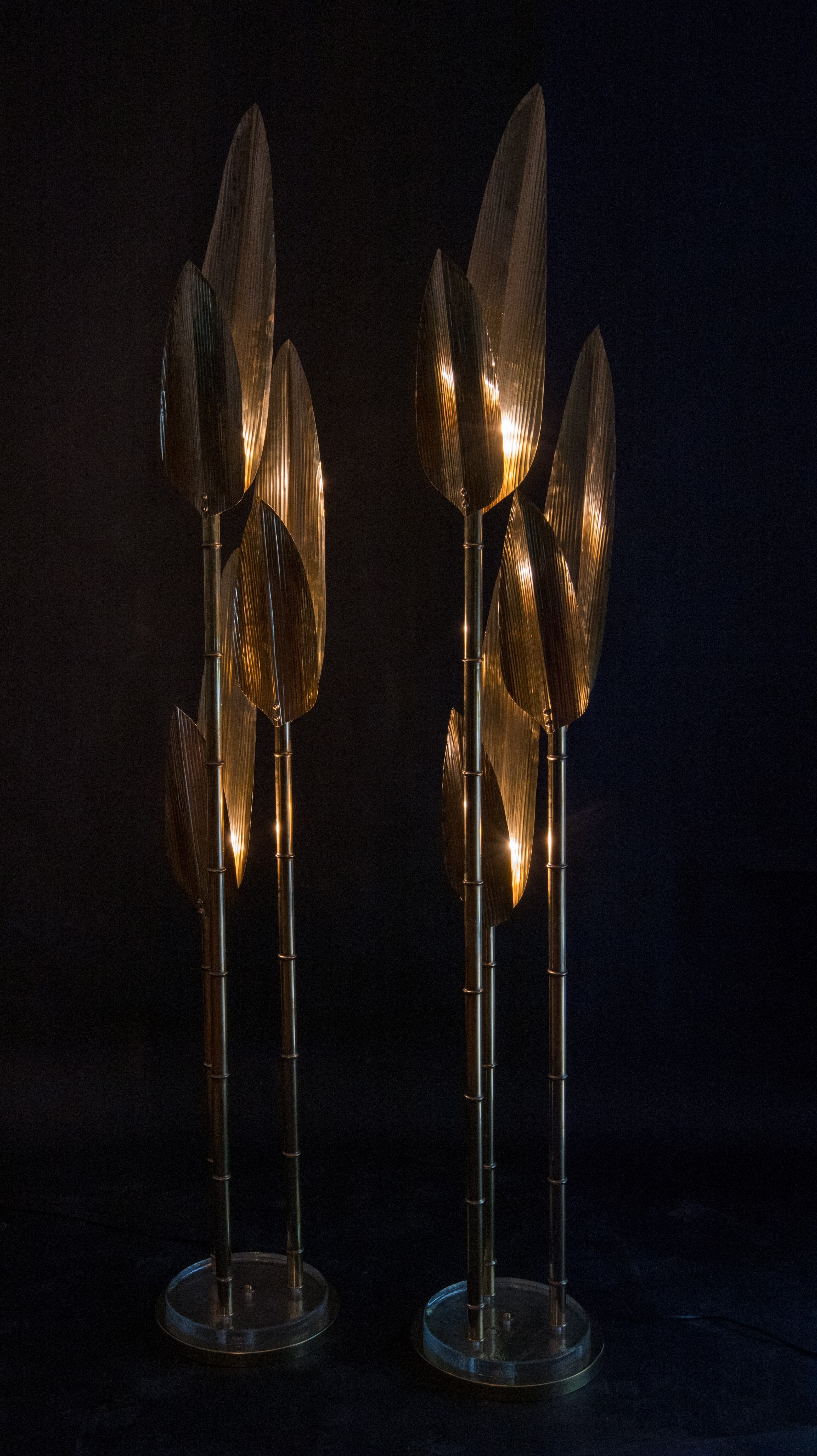 Paire de lampadaires XXe siècle