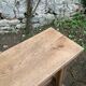 Pair of antique solid oak benches
