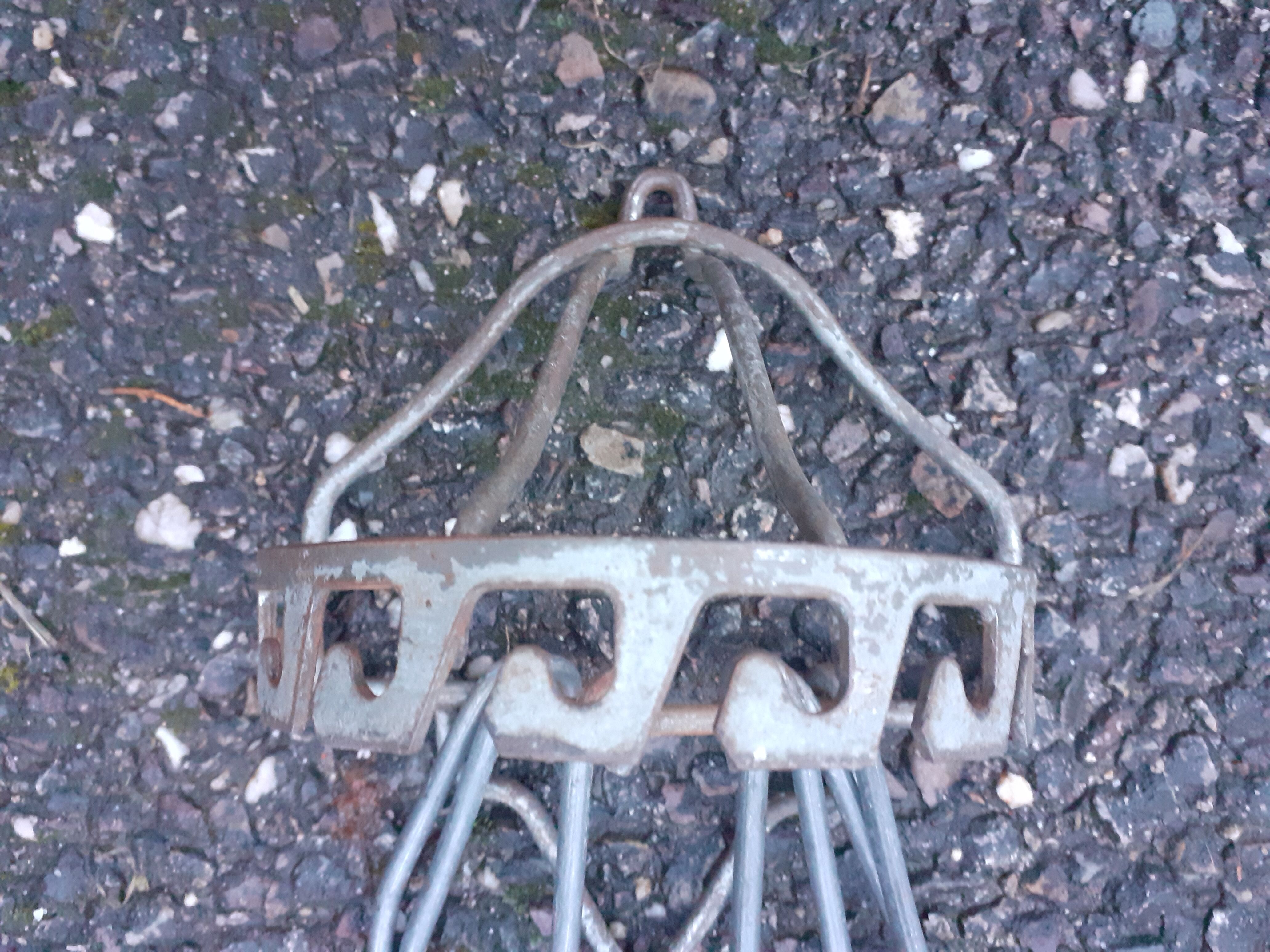 Vintage tea towel holders