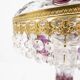 Cre Art Chrystal Table Lamp, Italy, 1970s