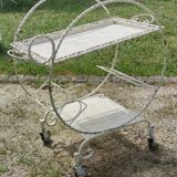 Old rolling serving table