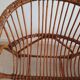 Fauteuils coquilles en rotin