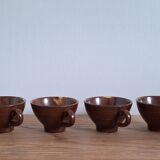 Tasses ou bolée à cidre en grès