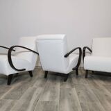 Armchairs by Jindrich Halabala, 1940s, Set of 3