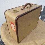 1930s Oshkosh suitcase with bakelite hangers