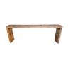 Banc 140cm en bois massif patiné