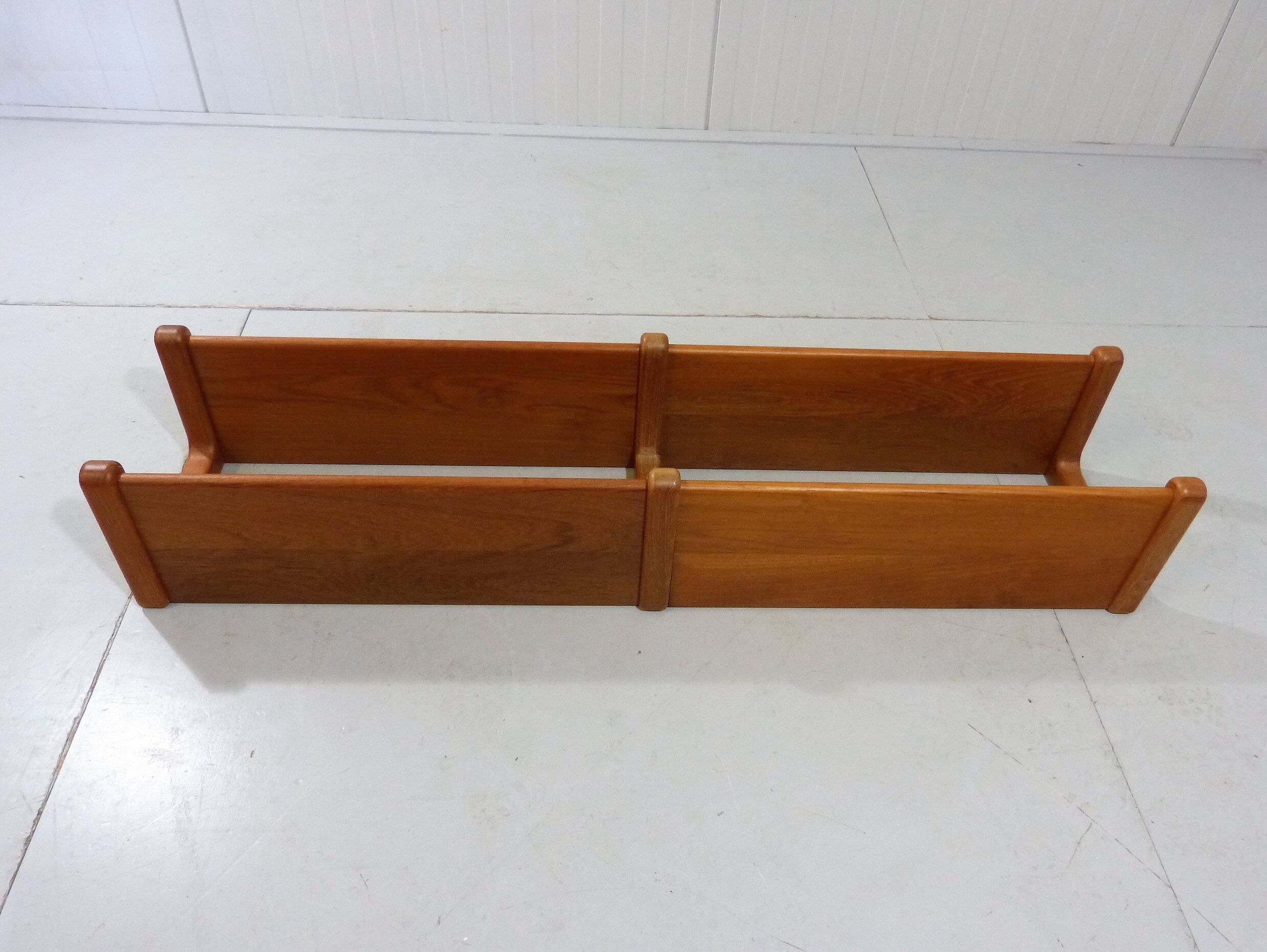 Dyrlund double teak wall shelf Denmark 1960’s