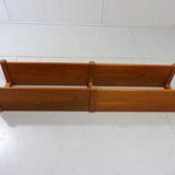 Dyrlund double teak wall shelf Denmark 1960’s