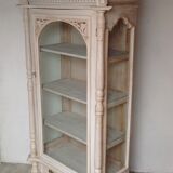 Bibliothèque vitrine en bois