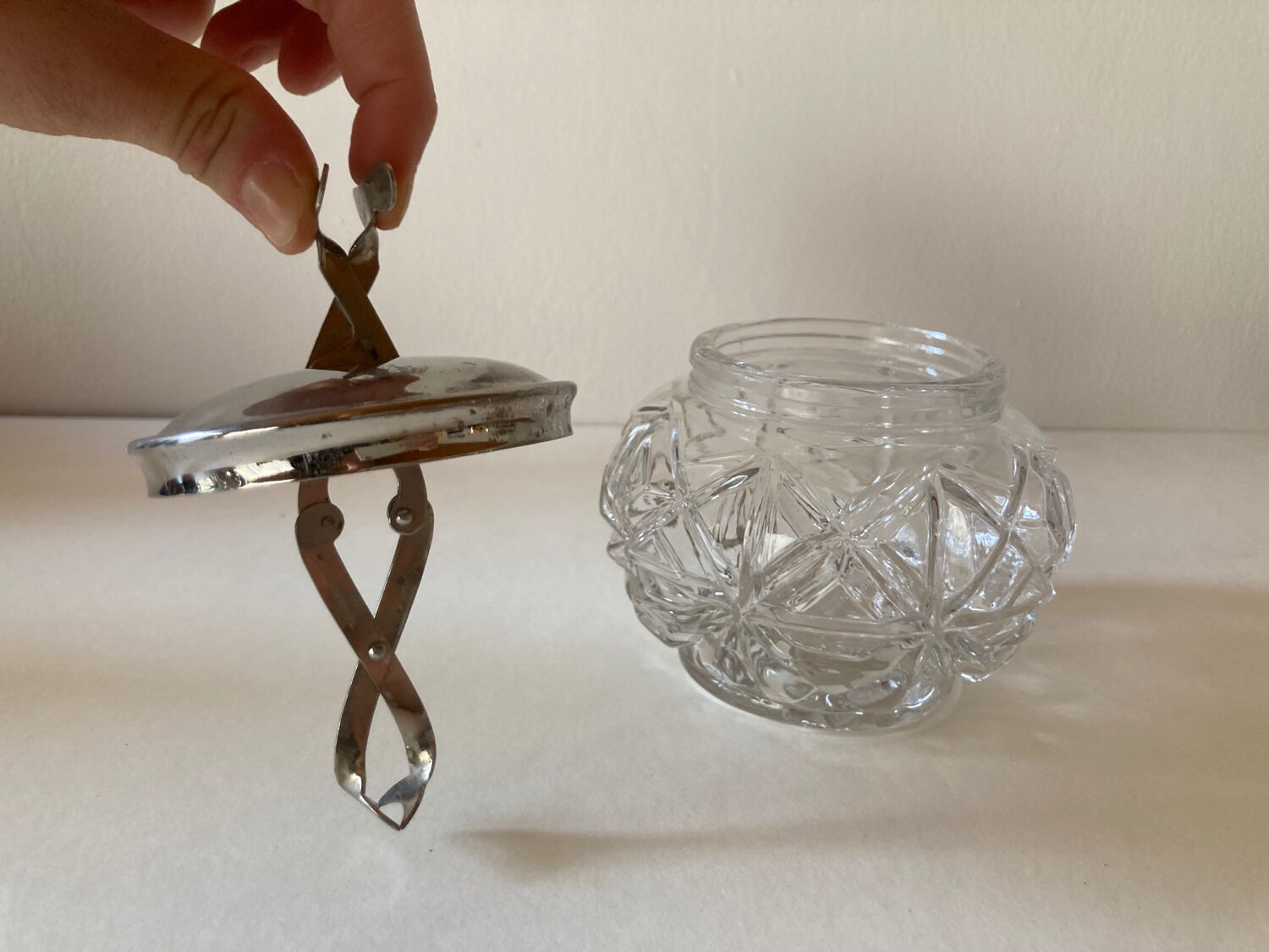 Vintage clip candy box